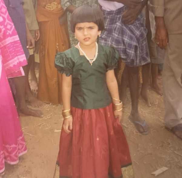 Kavya Kalyan's childhood photo