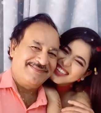 Radhika Chhabra with her Father