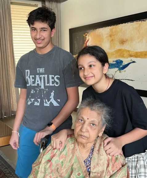 SItara with her Grandma