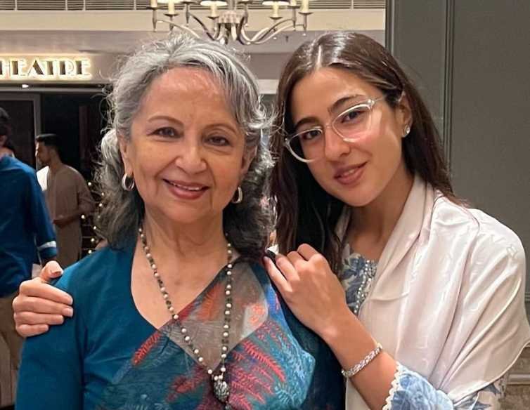 Sara Ali Khan With her Grand Ma