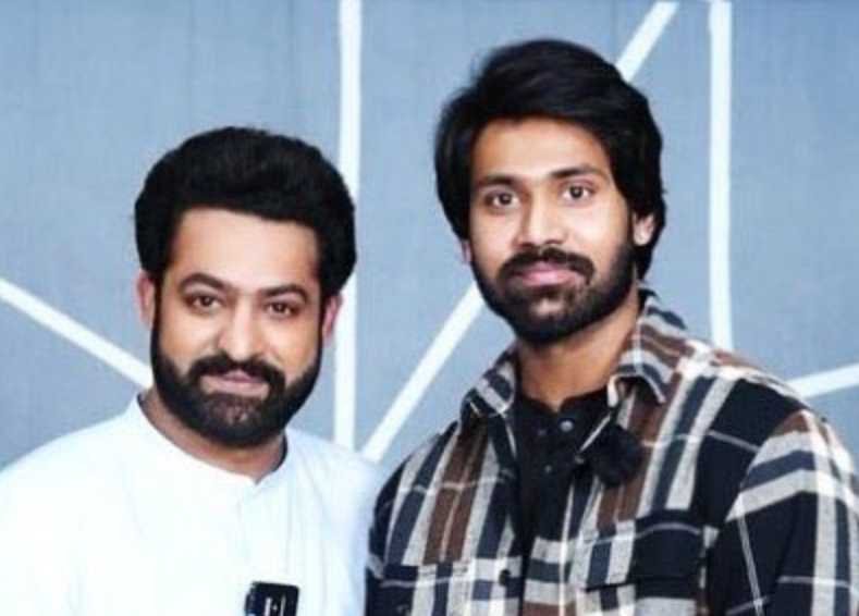 Narne Nithin with his brother in law jr.NTR