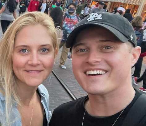 Lucas Grabeel with his sister